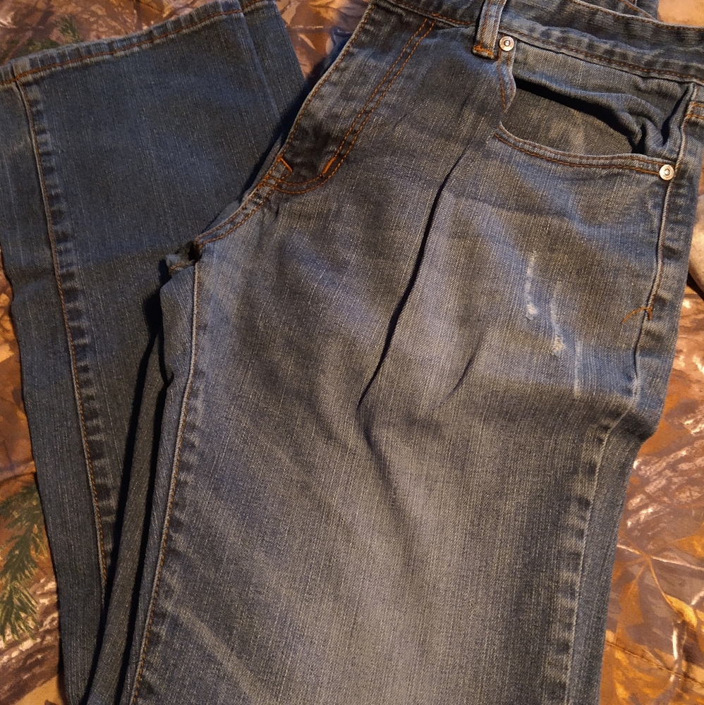 Rue 21 Carbon Slim Straight Jeans